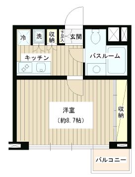 JOYCE広尾 302 間取り図