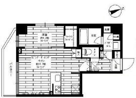 ステージグランデ早稲田 5階 間取り図