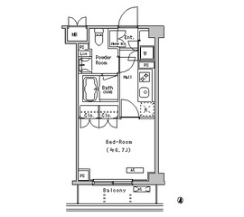 コンフォリア駒場 232 間取り図