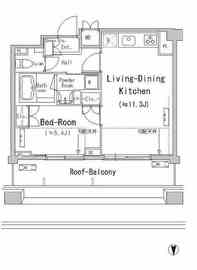 コンフォリア駒場 409 間取り図