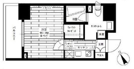 ステージファースト蔵前2アジールコート 4階 間取り図