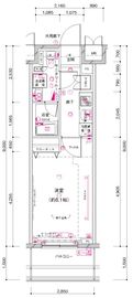 ステージグランデ菊川 2階 間取り図