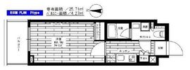 ステージグランデ菊川 7階 間取り図