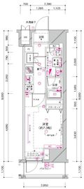 ステージグランデ菊川 3階 間取り図