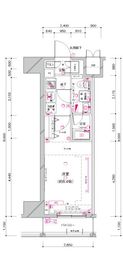ステージグランデ菊川 4階 間取り図