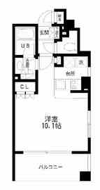 レジディア幡ヶ谷 406 間取り図