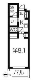 ガーデン東新宿 513 間取り図