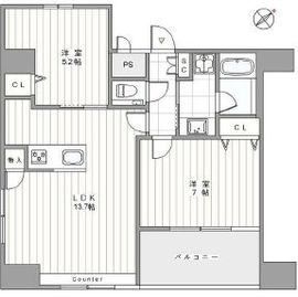 ベルファース水天宮前 1003 間取り図