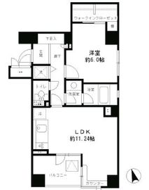 レジディア文京湯島 402 間取り図