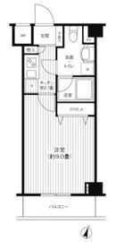 グランハイツ東中野 209 間取り図