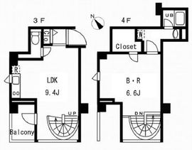 代々木の杜 301 間取り図