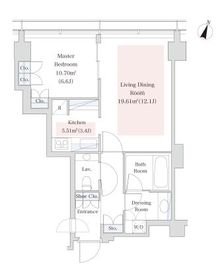 ラ・トゥール青葉台 2102 間取り図