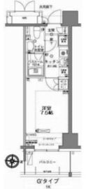 MFPRコート木場公園 616 間取り図