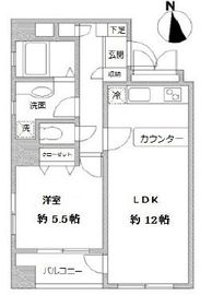 ラクラス田原町 701 間取り図