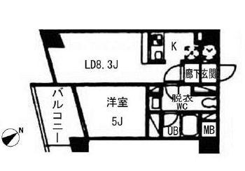 ヴォアラクテ西早稲田 209 間取り図