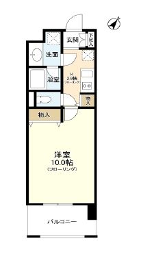 プロスペクト東雲橋 804 間取り図