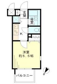 レジデンシア麻布十番 1105 間取り図