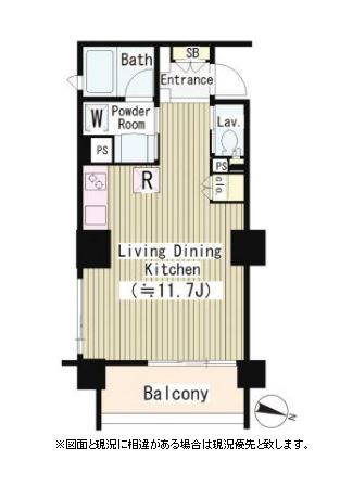 パークヒルズ赤坂 303 間取り図