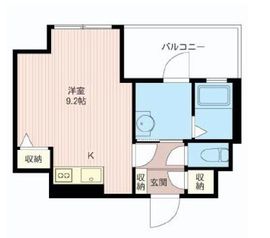 マストライフ目黒南 509 間取り図
