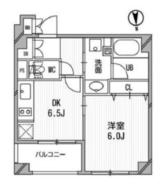 クリオ三田ラ・モード 207 間取り図