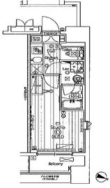 ガーラ・グランディ品川 3階 間取り図