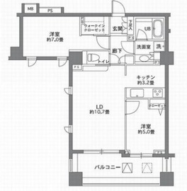 アーデン神保町 1201 間取り図