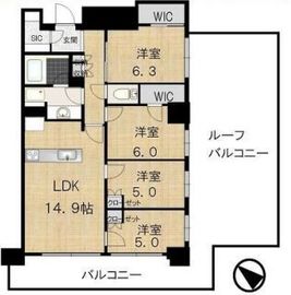 ステーションツインタワーズ糀谷フロントウエスト 9階 間取り図