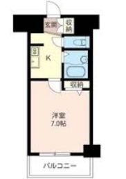 エスティメゾン錦糸町 502 間取り図