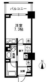 レジディア中落合 B105 間取り図