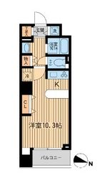 KDXレジデンス幡ヶ谷 703 間取り図