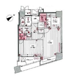 新宿アインスタワー 3階 間取り図