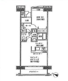 アクティ目黒駅前 2号棟 508 間取り図