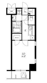 レジディア神田岩本町2 1204 間取り図