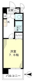 イーストコート芝 405 間取り図