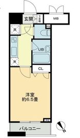 クロスレジデンス蒲田 315 間取り図