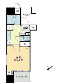 クロスレジデンス蒲田 408 間取り図