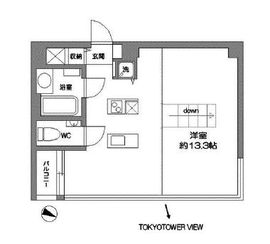 フォレシティ東麻布 702 間取り図