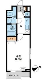 ドゥーエ南麻布 501 間取り図