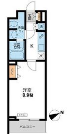 パシフィックコート目黒南 213 間取り図