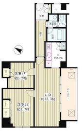 リバー＆タワー 1005 間取り図