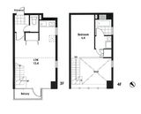 ウィステリア西麻布 302 間取り図