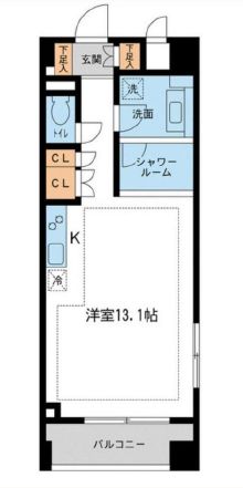 NTPRレジデンス鷹番 210 間取り図
