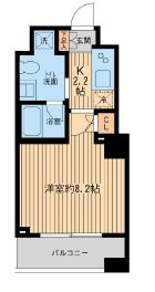 ウィルテラス奥沢 407 間取り図