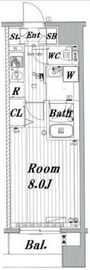 メイクスデザイン新宿 3階 間取り図