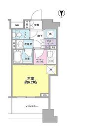 プライア渋谷 4階 間取り図