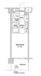 コンフォリア南砂町 1209 間取り図