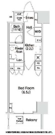 コンフォリア門前仲町 1002 間取り図