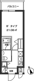 レジディア虎ノ門 603 間取り図