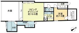 バードパーク目黒 2号室 間取り図