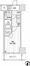 レジディア笹塚2 904 間取り図